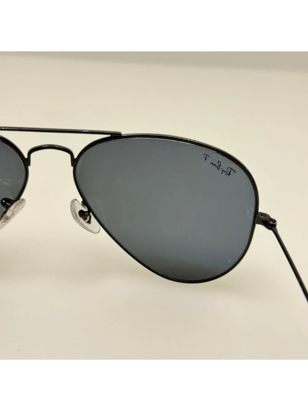 Ray Ban Sunglasses RB 3025 002 Polarized Aviator Large Metal 58-14 Read Desc